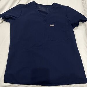 FIGS Catarina navy scrub top